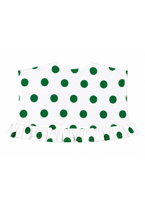 T-shirt a pois CUCU' LAB | LISANNAJERSEY POIS VERDE